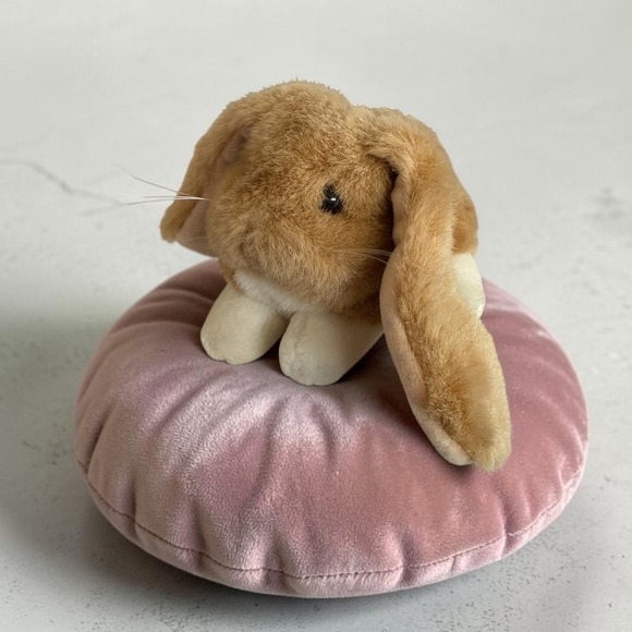 Dakin Other - Dakin Vintage Brown Lop Ear Bunny Rabbit Plush Toy 1989 Easter